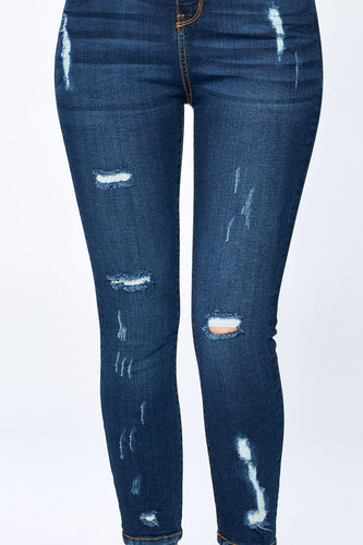 Ripped High Rise Jeans